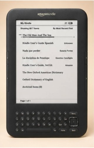 E-Reader Kindle Keyboard 3a Generación