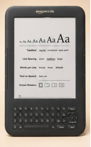 E-Reader Kindle Keyboard 3a Generación