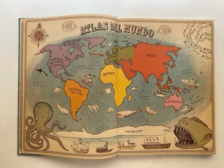 Libro del Atlas del mundo - Maeva young
