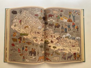 Libro del Atlas del mundo - Maeva young