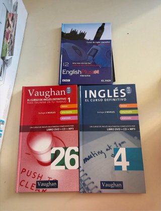 Lote Cursos Inglés Vaughan y English Plus