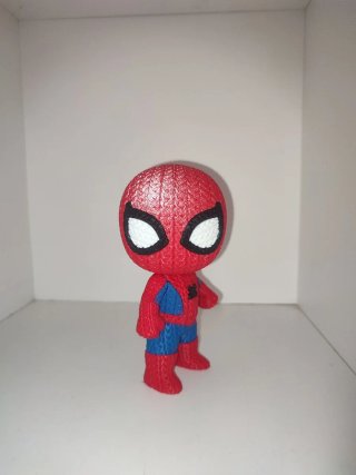 Figura Spiderman 3D con cabeza q se mueve