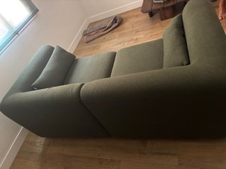 Sofá Diseño Tela Verde Oliva