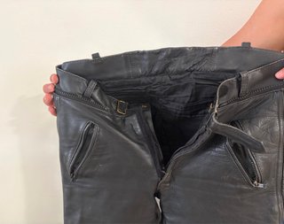 Pantalón de cuero ( no polipiel) para moto