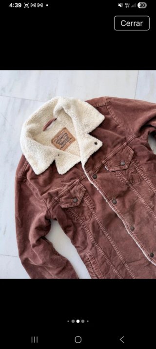 Rara giacca Levi's Sherpa vintage da collezione (1998)