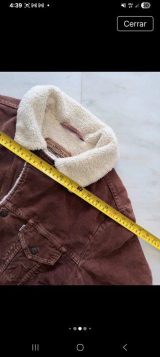 Rara giacca Levi's Sherpa vintage da collezione (1998)