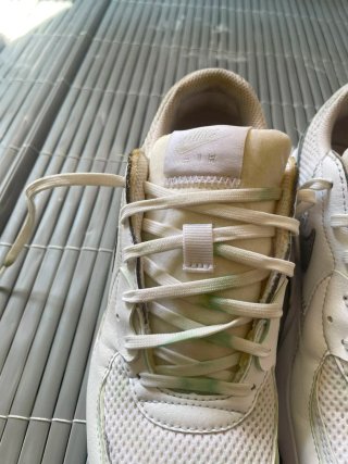 Zapatillas Nike Air Blancas y Verdes Hombre