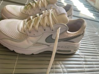 Zapatillas Nike Air Blancas y Verdes Hombre