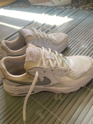 Zapatillas Nike Air Blancas y Verdes Hombre