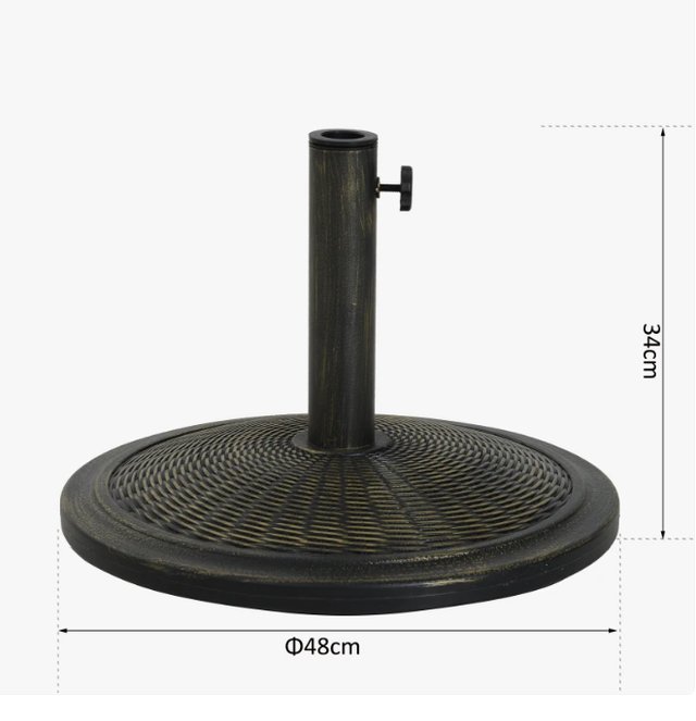 Base Sombrilla Jardín Peso 13 kg