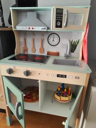 Cocinita de madera infantil