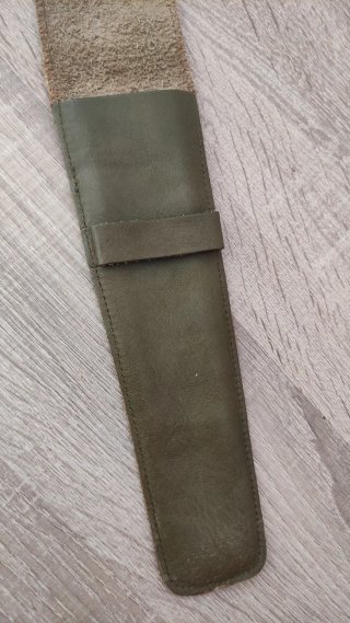 Funda piel con solapa para abanico