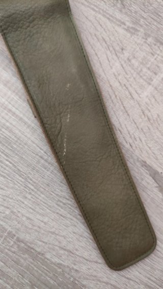 Funda piel con solapa para abanico