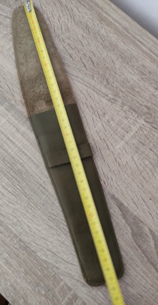Funda piel con solapa para abanico
