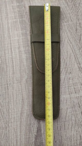 Funda piel con solapa para abanico