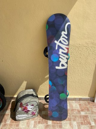 Pack Snowboard Burton + Botas Rossignol (Talla 38.
