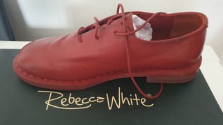 Scarpe REBECCA WHITE Pelle Rosse Tg 38