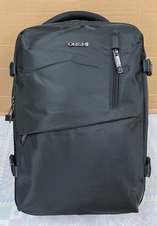 Zaino bagaglio a mano nero espandibile