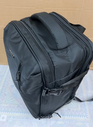 Zaino bagaglio a mano nero espandibile