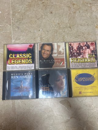 Lote 6 CDs Música Clásica y Pop Español