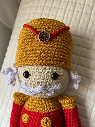 Muñeco amigurumi Cascanueces
