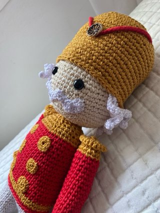 Muñeco amigurumi Cascanueces