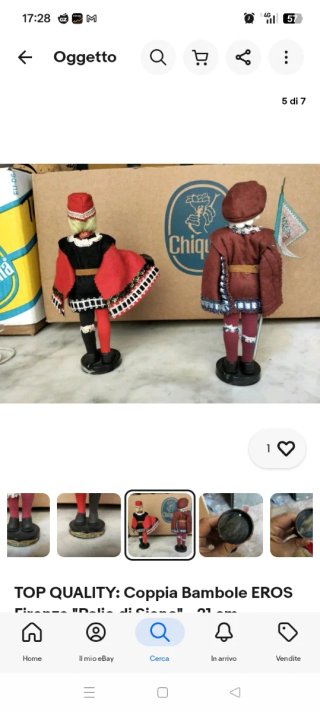 Coppia Bambole EROS Firenze Palio
