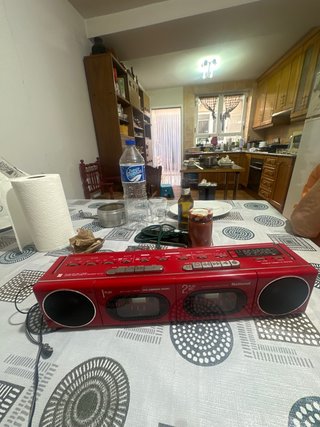 Radio Casete National RX-F11 Roja