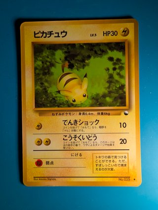 Carta Pokémon Pikachu Expansion Sheet Japonés