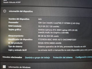 MSI Stealth 16 Studio A13V