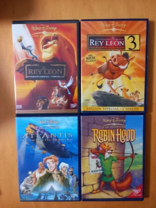 Lote 10 Películas DVD Disney + 1 GRATIS