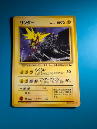 Carta Pokémon Zapdos LV.28 Expansion Sheet Japonés