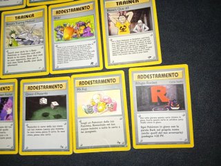 Lotto 11 carte Pokémon vintage