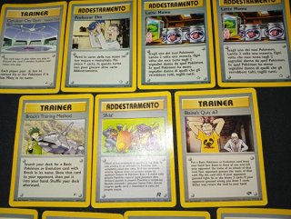 Lotto 11 carte Pokémon vintage