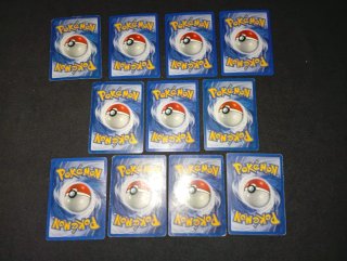 Lotto 11 carte Pokémon vintage