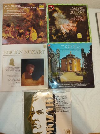 Lote 5 Vinilos Clásicos Mozart