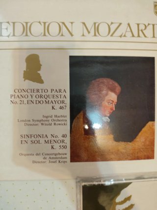 Lote 5 Vinilos Clásicos Mozart