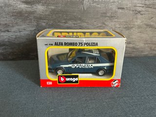 Bburago Alfa Romeo 75 Polizia 1/24