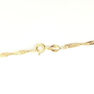 Cadena Singapur Oro 18K; 40cms; 3,46grs.