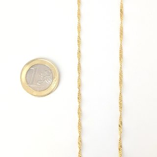 Cadena Singapur Oro 18K; 40cms; 3,46grs.