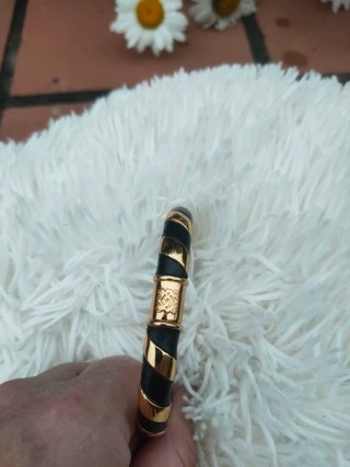 Pulsera Loewe dorado y Negro