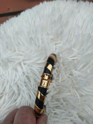 Pulsera Loewe dorado y Negro