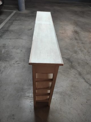 Mesa consola pasillo 3 cajones estantes