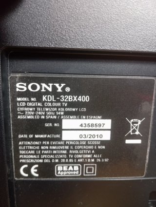 TV 32 pulgadas Sony KDL-32BX400