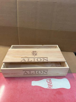 Caja de vino de madera Alion