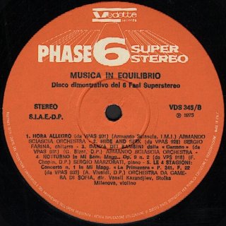 LP Musica in Equilibrio Phase 6 Super Stereo