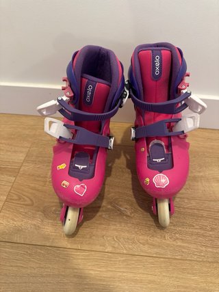 Patines de niña talla 30-32 y protecciones XS