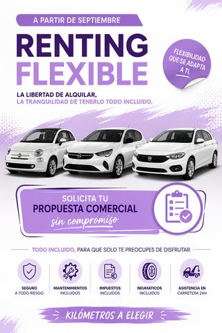 RENTING FLEXIBLE - ALQUILER POR MESES FIAT TIPO