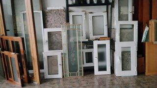 Conjunto de ventanas de aluminio