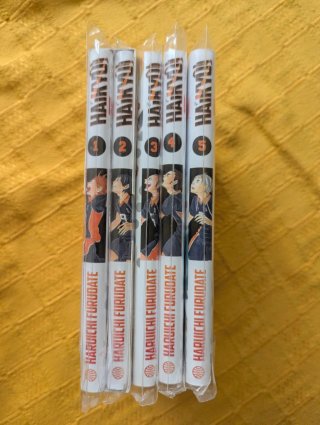 Haikyuu! 1-5 + cofre